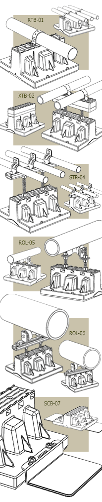 The Roof Top Blox Accessory System delivers versatile and universal support solutions.