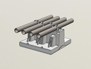 Multipipes Clamped