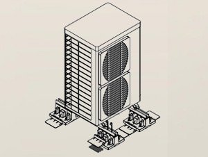 087 - 4 Blox HVAC Condensing Unit Support