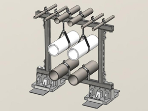 089 - 2-Tier Bridge Piping Rack