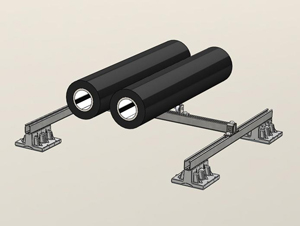 092 - 4 Blox Bridge with 4"-6" Rollers for Insulated Pipes